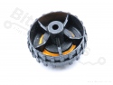 Wheel for 2mm axle 18mm yellow